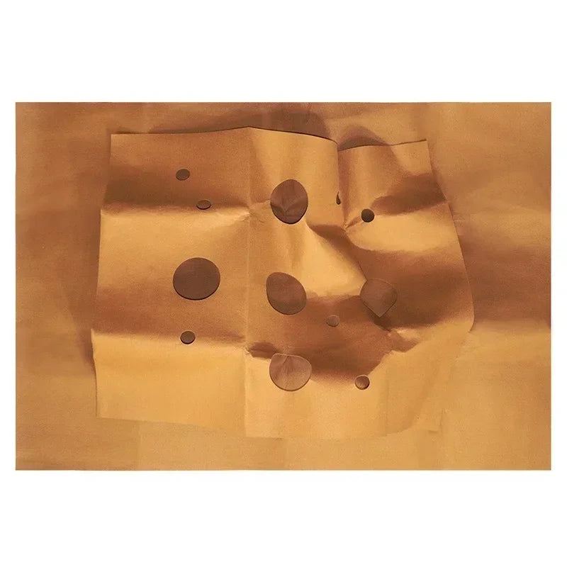 Mata do zabawy dla kota 120 × 90 cm – filcowa, z otworami, składana