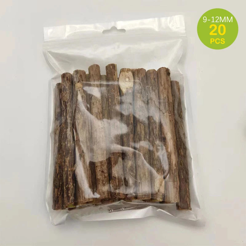 Naturalne patyczki matatabi dla kota – gryzak czyszczący zęby, zestaw 20 szt.