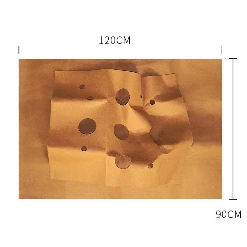 Mata do zabawy dla kota 120 × 90 cm – filcowa, z otworami, składana